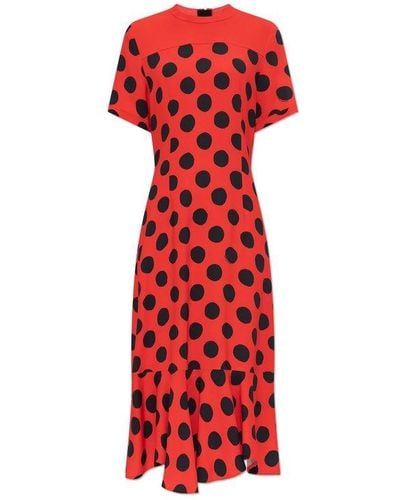 Marni Dress With Polka Dots - Red