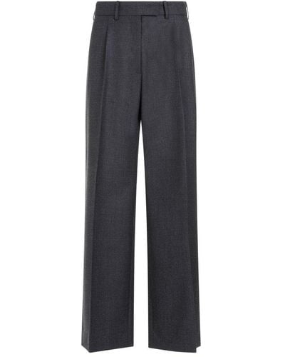 The Row Roan Wool Trousers - Grey