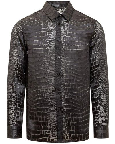 Versace Devorè Shirt - Gray