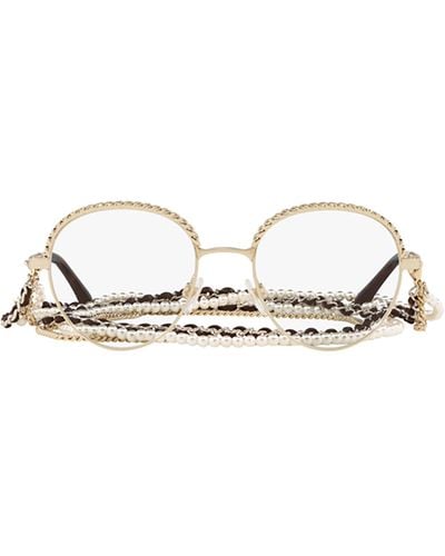 Chanel Pantos Eyeglasses - Metallic