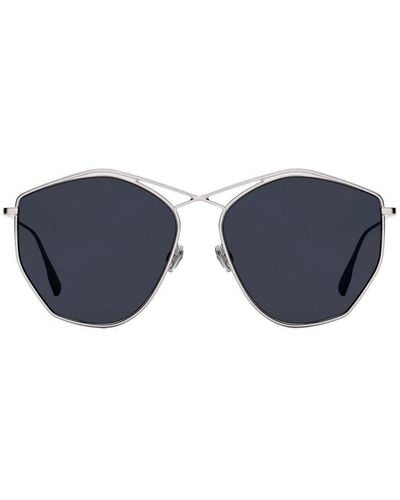 Dior Irregular Frame Sunglasses - Blue