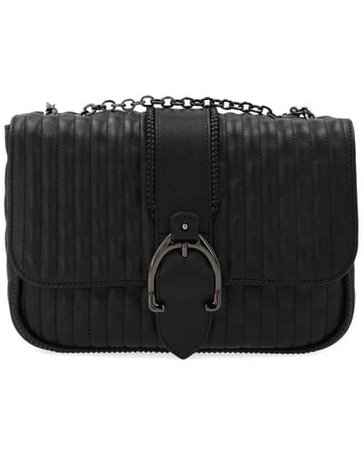 Longchamp Chain Strap Shoulder Bag - Black