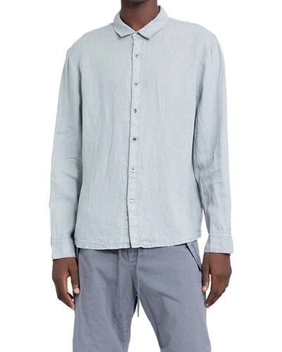 James Perse Classic Long Sleeved Shirt - Blue