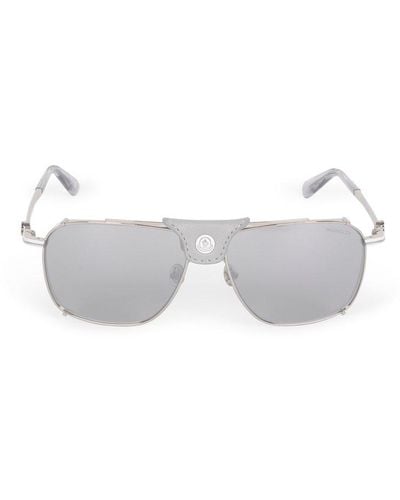 Moncler Gatiion Navigator Frame Sunglasses - Grey