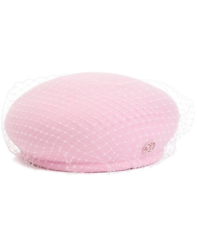 Maison Michel New Bonnie Wool Felt Hat - Pink