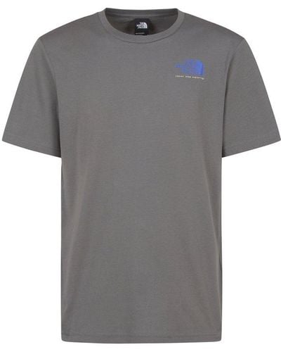 The North Face Logo Printed Crewneck T-shirt - Gray