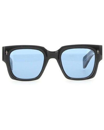 Jacques Marie Mage Square-frame Sunglasses - Blue