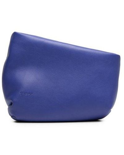 Marsèll Asymmetric Zipped Shoulder Bag - Blue