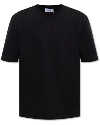 Ferragamo Short-sleeved Crewneck T-shirt - Black