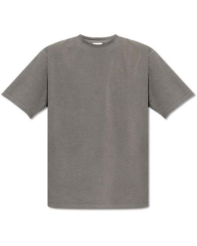 Nanushka 'reece' T-shirt With Logo, - Gray
