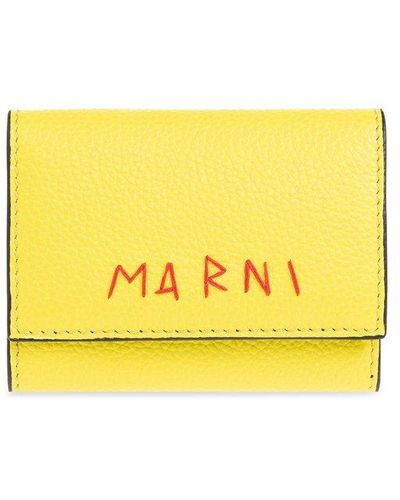 Marni Key Holder, - Yellow