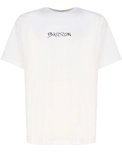 Barrow Graphic Printed Crewneck T-shirt - White