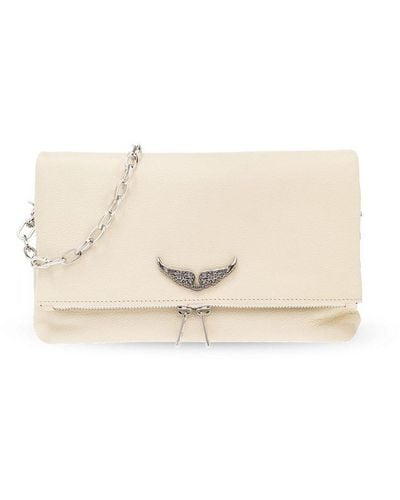 IetpShops Germany - Ally Capellino Bags for Men - Cream 'Rock' shoulder bag  Zadig & Voltaire