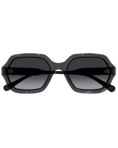 Chloé Rectangular Frame Sunglasses - Black