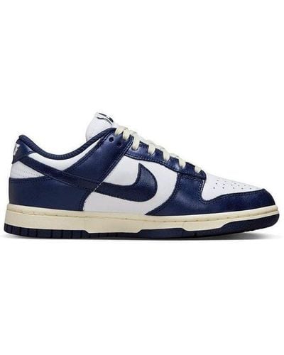 Nike Dunk Low "vintage Navy" Sneakers - Blue