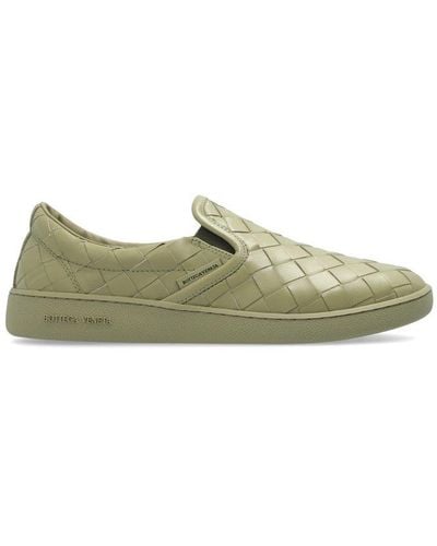 Bottega Veneta Sawyer Slip-on Flat Shoes - Green