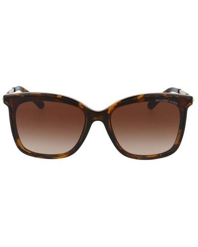 Michael Kors Zermatt Square Frame Sunglasses - Brown