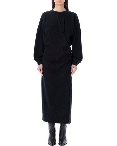Isabel Marant Salomon Long Dress - Black