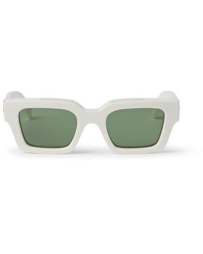 Off-White c/o Virgil Abloh Square Frame Sunglasses - Green