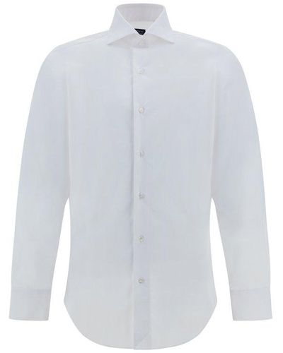 Finamore 1925 Milano Zante Button-up Shirt - White