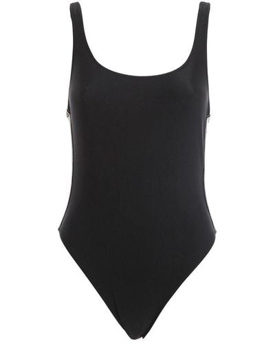 Chiara Ferragni Logo-tape One-piece Swimsuit - Black