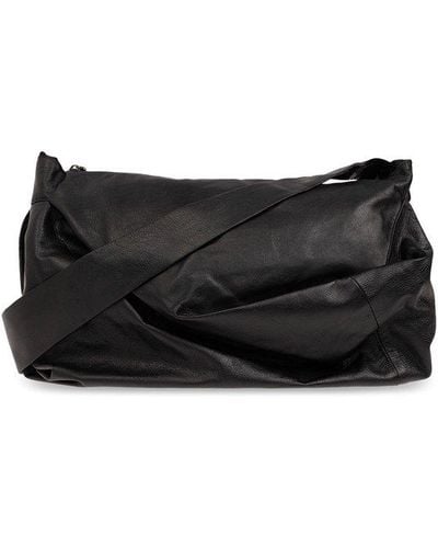 discord Yohji Yamamoto Gather Detailed Shoulder Bag - Black
