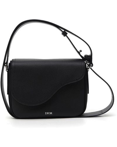 Dior Saddle Mini Messenger Bag - Black