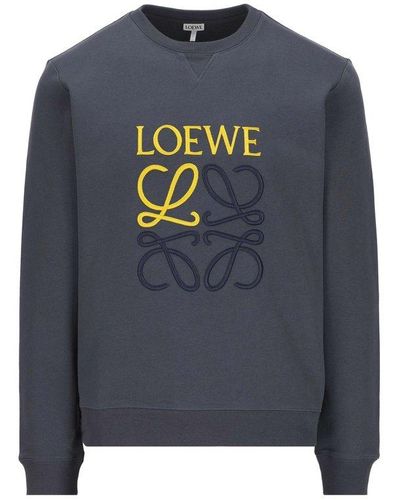 Sweatshirt Loewe Green size L International in Cotton - 32071454