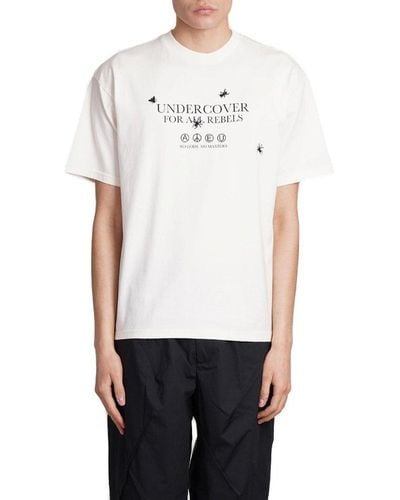 Undercover Slogan-printed Crewneck T-shirt - White