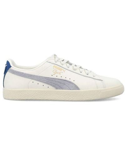 PUMA Clyde Base Lace-up Sneakers - White