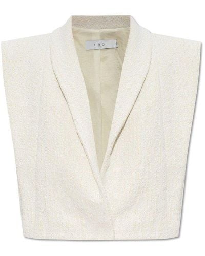 IRO Vilnia Tweed Vest - White