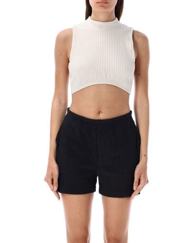 Nike Sportswear Chill Knitted Cropped Tank Top - Black