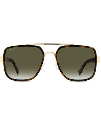 DSquared² Aviator Sunglasses - Green