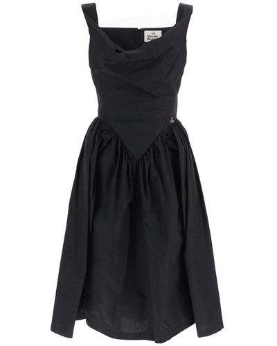 Vivienne Westwood Sunday Sleeveless Midi Dress - Black