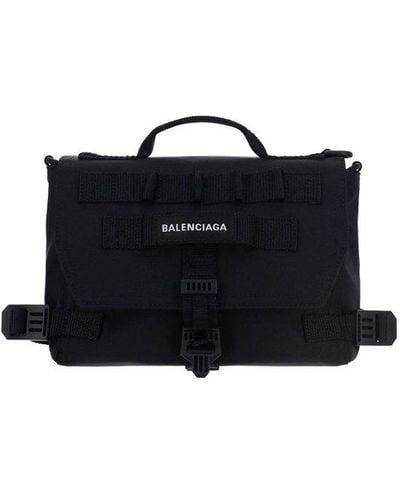 Balenciaga Army Messenger Bag - Black
