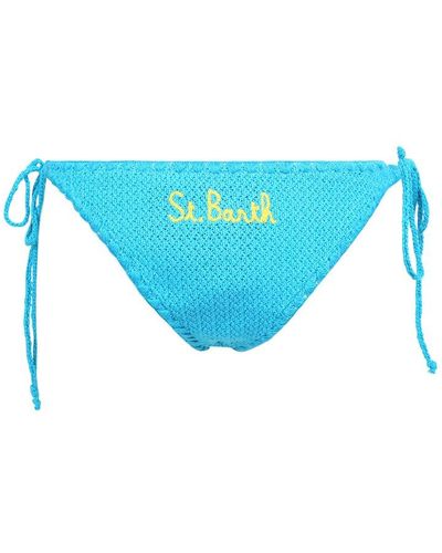 Mc2 Saint Barth Marielle Bikini Bottom - Blue