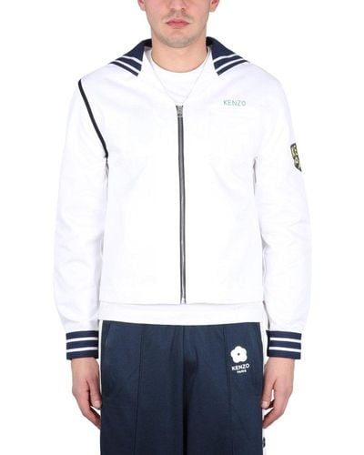 KENZO Sailor Shirt Jacket - White