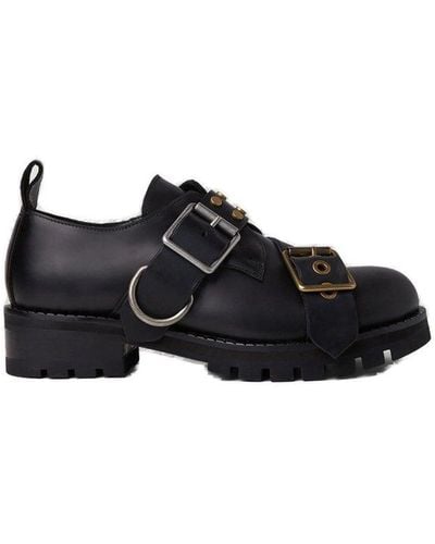 Vivienne Westwood Combat Double Monk Shoes - Black
