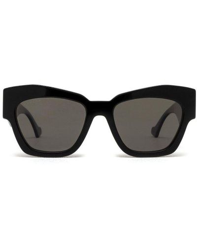 Gucci Cat-eye Frame Sunglasses - Black