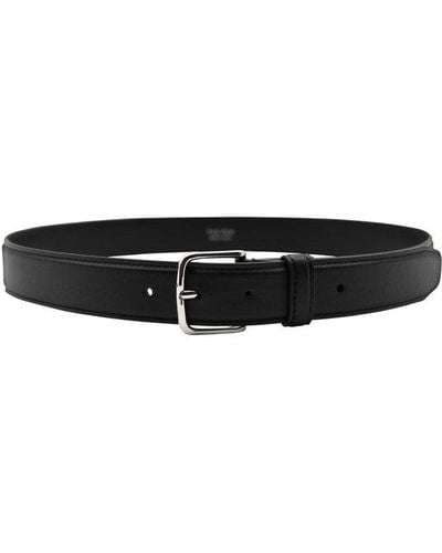 The Row Classic Buckled Belt - Black