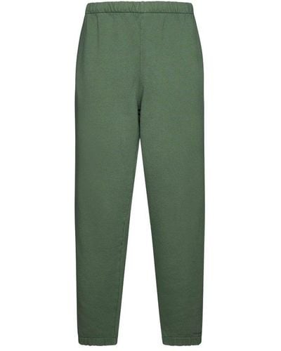 ERL Tapered-leg Elasticated Waistband Track Trousers - Green