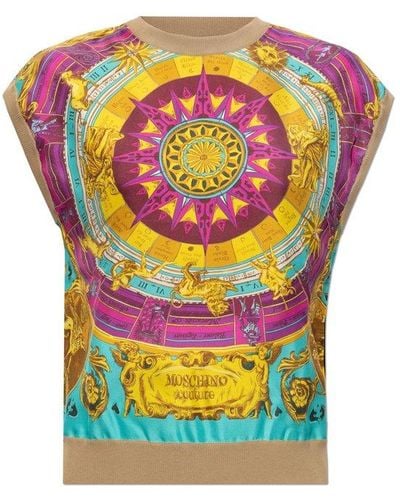Moschino Printed Vest, - Multicolour