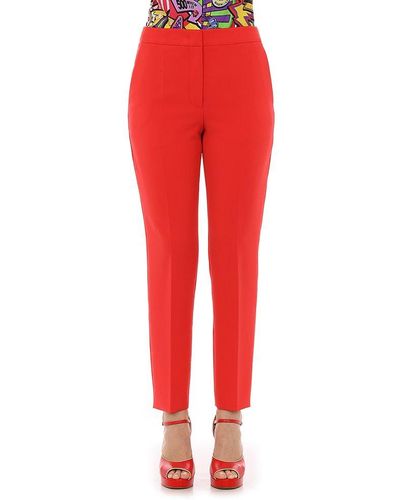 Moschino Mid-rise Tailored Cropped Trousers