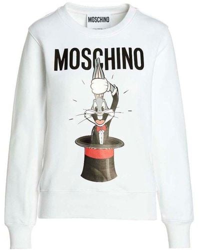Moschino 'bugs Bunny' Sweatshirt - White