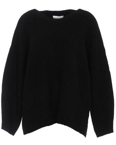 3.1 Phillip Lim Crewneck Knitted Sweater - Black