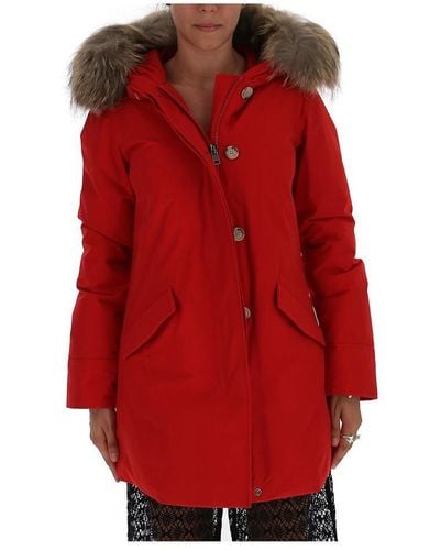 Woolrich Arctic Parka Fur Racoon - Red