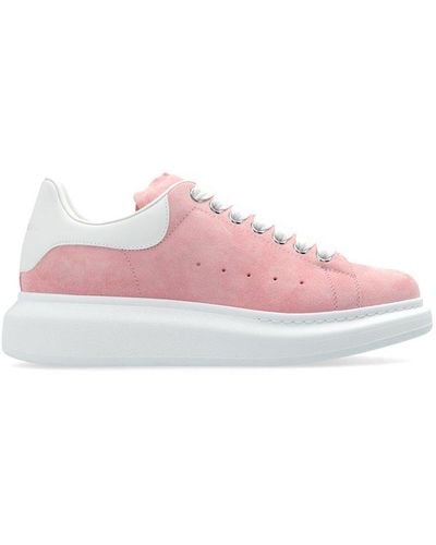 Alexander McQueen Oversized Lace-up Trainers - Pink