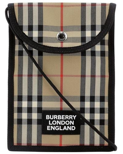 Burberry Vintage Check Phone Crossbody Bag - Multicolour