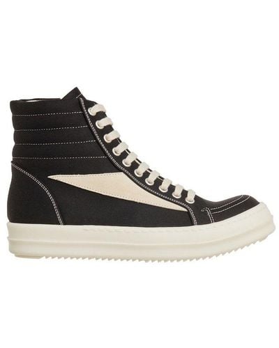 Rick Owens High-top Lace-up Trainers - White