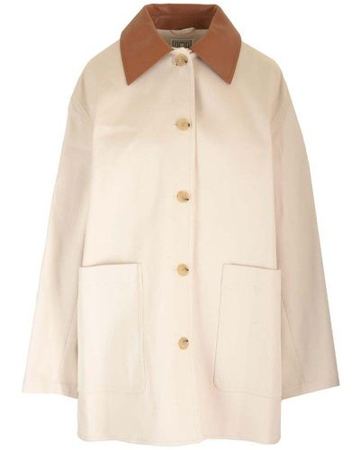 Totême Buttoned Long-sleeved Jacket - Natural